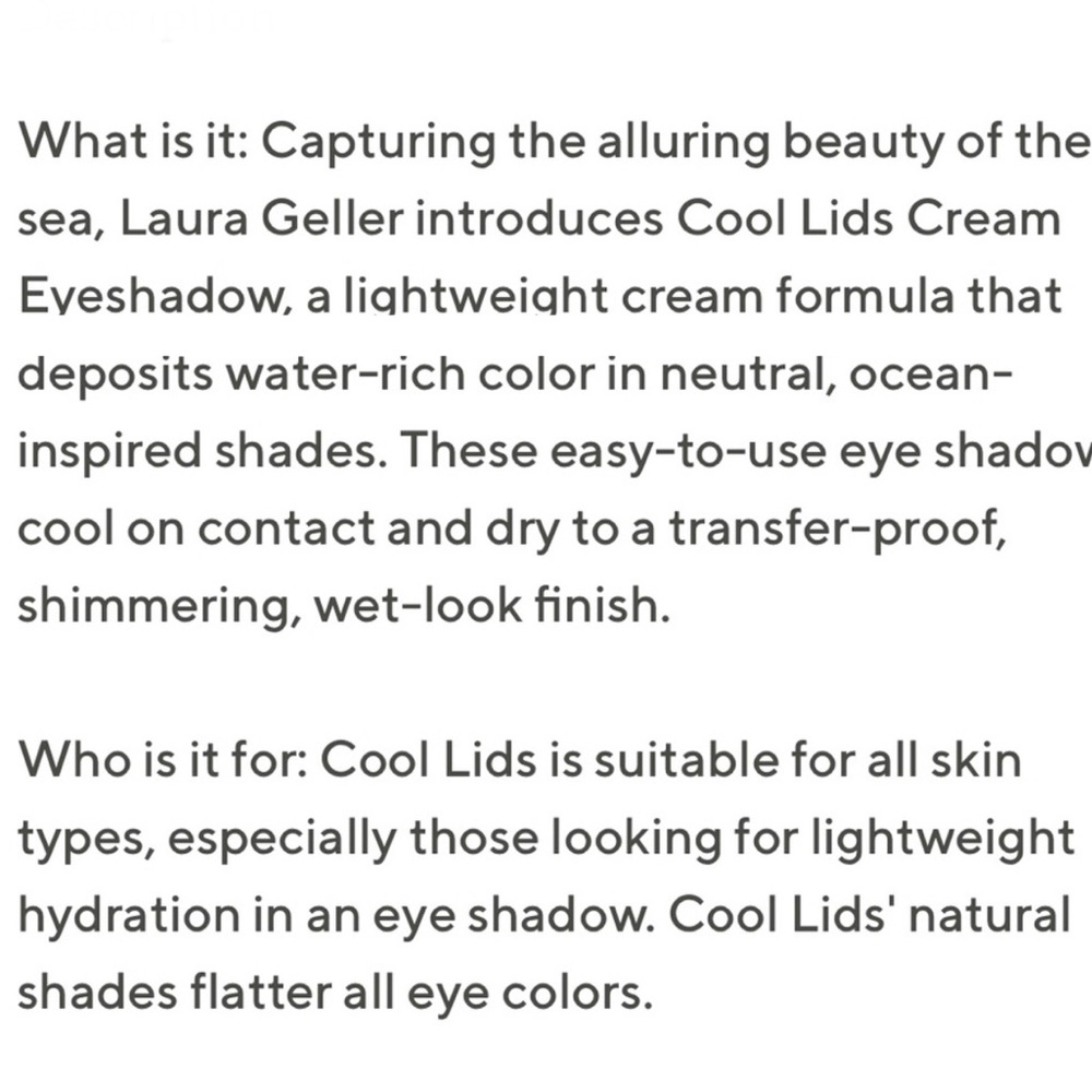 Laura Geller Cool Lids Cream Shadow - Picture 4 of 5